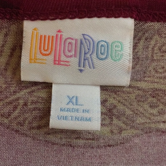 LuLaRoe Julia XL. Worn once. - Picture 3 of 3